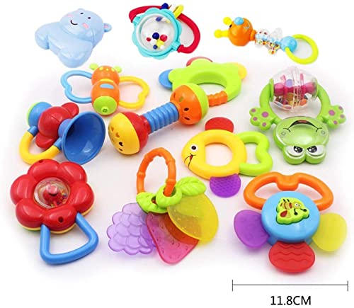 Rattle Teether Set - Sensory Baby Toy