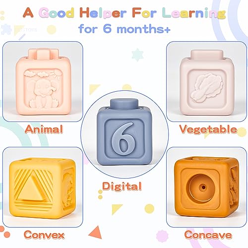 Lanvixo Stacking Toys: Building Blocks for Babies