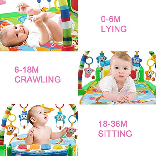 Musical Jungle Baby Play Gym Mat, Toy Gift