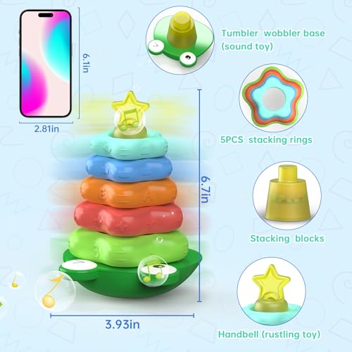 Montessori Stacking Toys for Babies - Age 1