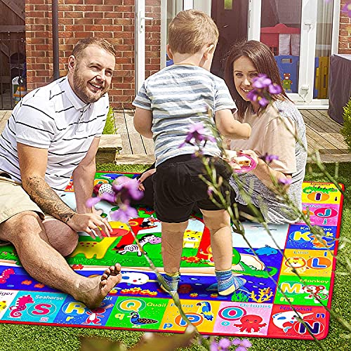 Teytoy Large Cotton Baby Play Mat, Foldable Non-Slip