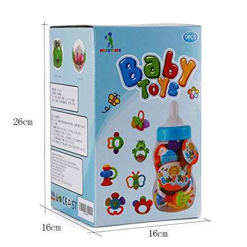 Rattle Teether Set - Sensory Baby Toy