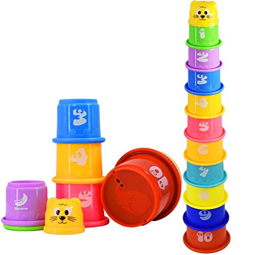 MTS Baby 11Pcs Stacking Cups for Preschool Learning