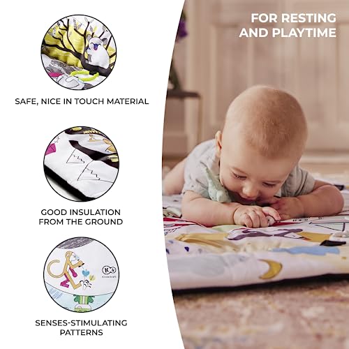 Kinderkraft Smartplay Baby Playmat - Educational Activity Gym