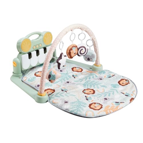 Animal Adventures Baby Piano Play Gym with Wireless Piano