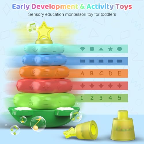 Montessori Stacking Toys for Babies - Age 1