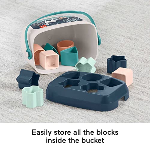 Fisher-Price Stacking Toy: Baby's First Blocks Set