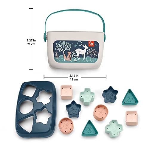 Fisher-Price Stacking Toy: Baby's First Blocks Set