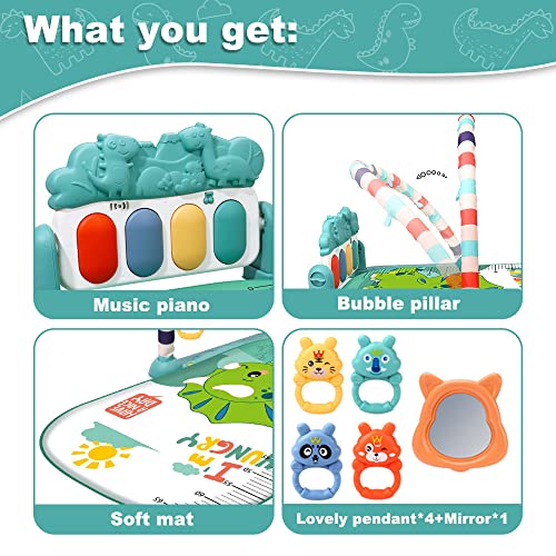 Blue Baby Play Mat with Music and Lights