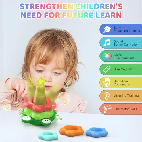 Montessori Stacking Toys for Babies - Age 1
