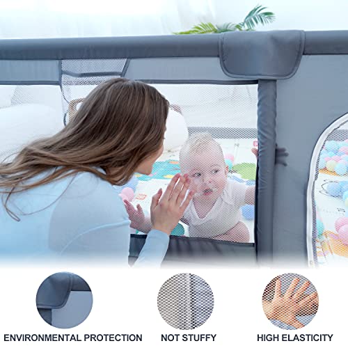 Baby and Toddler Playpen: 180x150 cm, Breathable Mesh