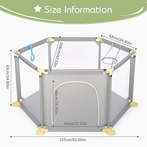 Hello-5ive Large Playard Playpen, Portable Kids Activity Centre