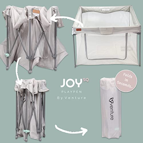 Venture All Stars Joy Square Baby Playpen - Portable & Foldable Space