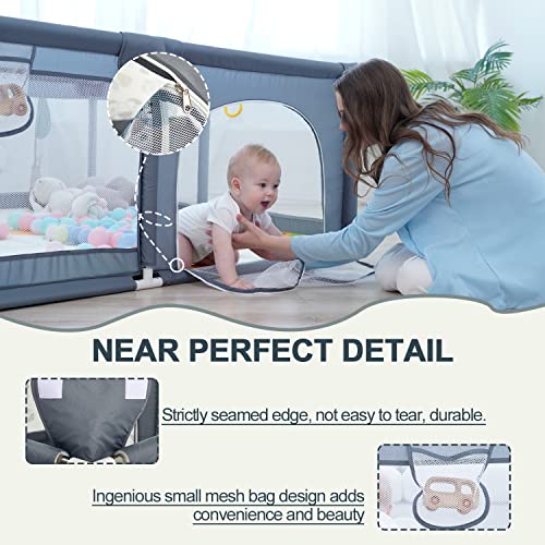 Baby and Toddler Playpen: 180x150 cm, Breathable Mesh