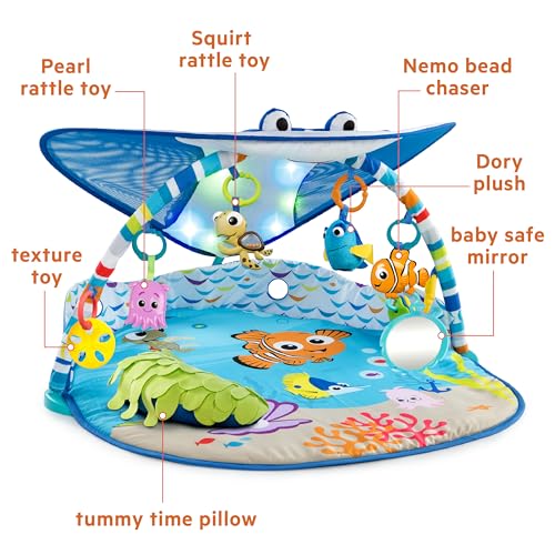 Ocean Lights Baby Activity Gym - Blue