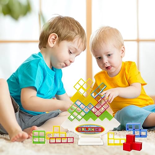 Deyaah 48Pcs Tetra Tower Balancing Game