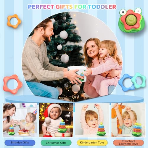 Montessori Stacking Toys for Babies - Age 1