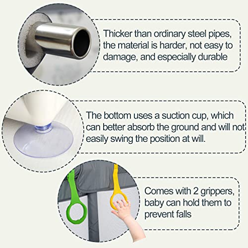 Baby and Toddler Playpen: 180x150 cm, Breathable Mesh