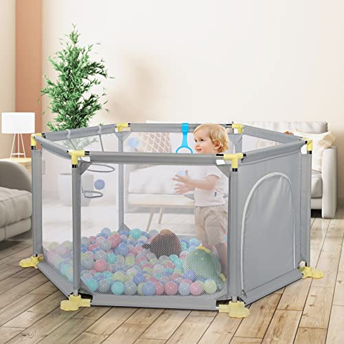 Hello-5ive Large Playard Playpen, Portable Kids Activity Centre