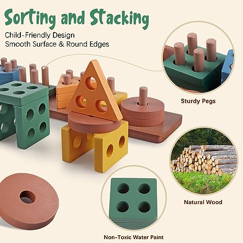 6-in-1 Montessori Toys for Babies 6-36 Months