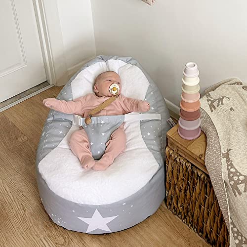 Baby Bean Bag Support Chair with Safety Harness