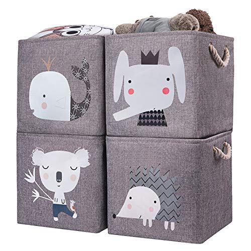Grey Elephant Toy Box Set - 28x28 Storage