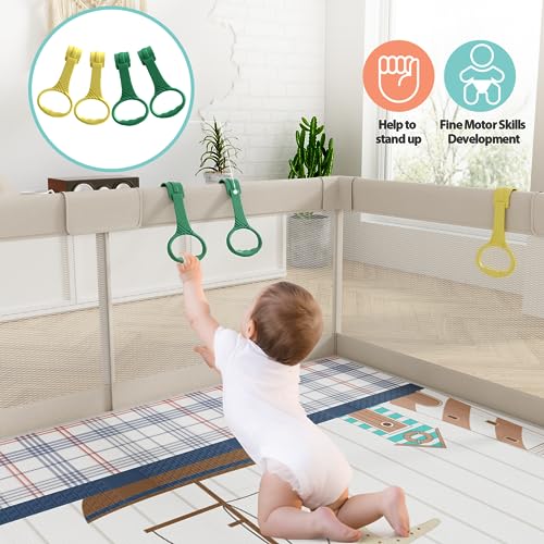 Large Baby Playpen with Mat, Ideal for Babies