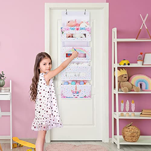 Unicorn Hanging Organizer - Baby Girls Storage Rack