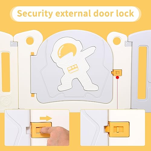 Panana Baby Playpen with Playmat: Indoor Kids Activity