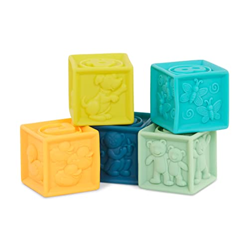 Battat B Stacking & Building Toys - 10 Soft Blocks