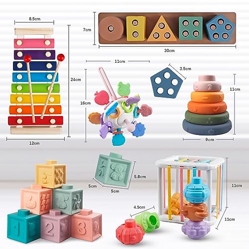 6-in-1 Montessori Toys for Babies 6-36 Months
