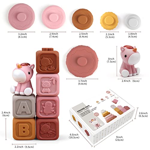 13-Piece Building Circle & Blocks with Horse Figure