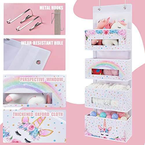 Unicorn Hanging Organizer - Baby Girls Storage Rack