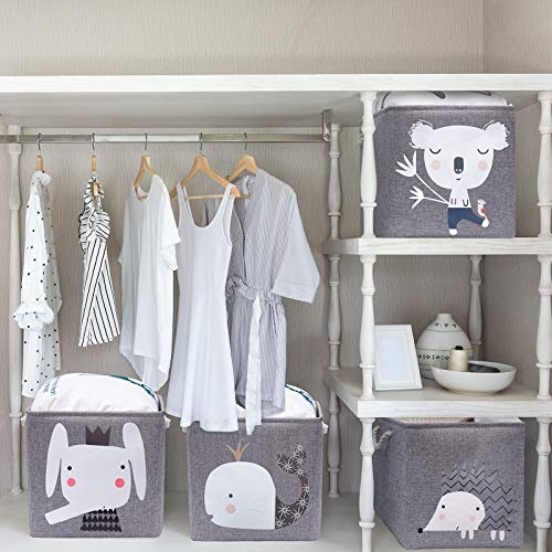Grey Elephant Toy Box Set - 28x28 Storage