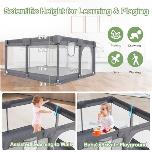 Rafairy Baby Playpen: Safe Indoor/Outdoor Activity Center