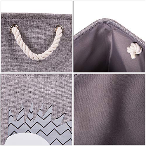 Grey Elephant Toy Box Set - 28x28 Storage