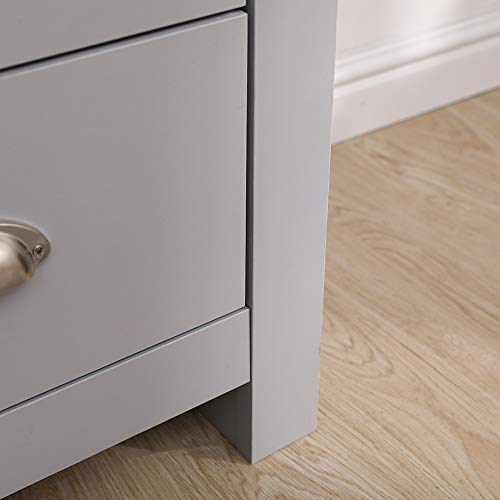 Modern Grey Baby Furniture Set - 4 Pieces