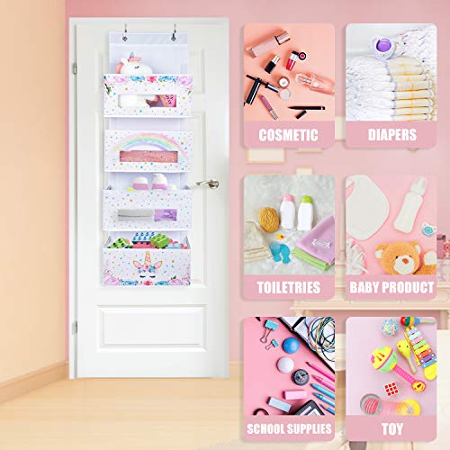 Unicorn Hanging Organizer - Baby Girls Storage Rack