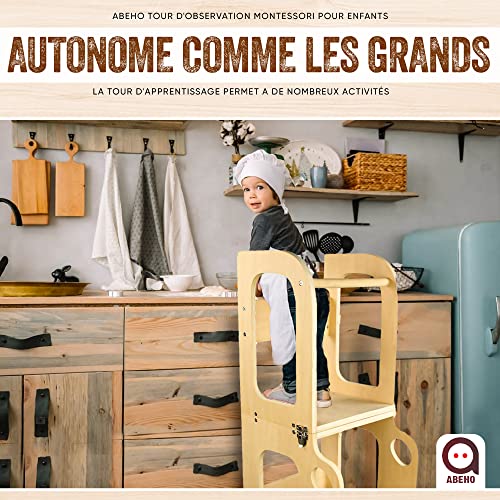 ABEHO Montessori Step Stool: Safe, Foldable, Durable