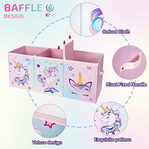 Unicorn Toy Box - Large Storage Organizer for Kids