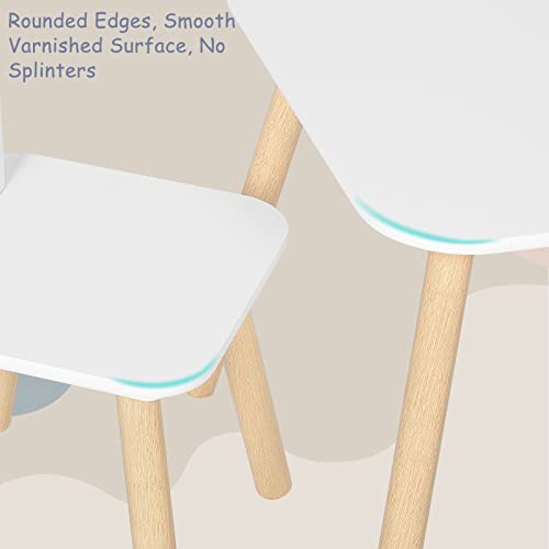 WOLTU Kids Rabbit Table and Chairs Set