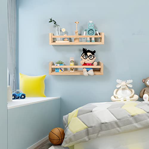 Set of 2 Baby Floating Bookshelves