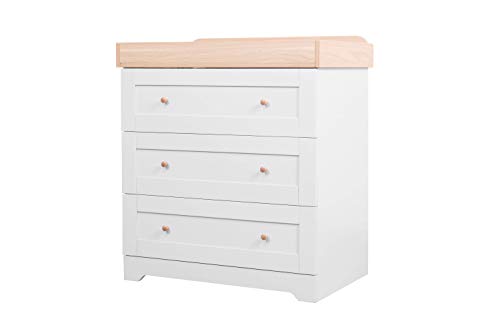 Tutti Bambini Baby Changing Station - Dove Grey/Oak