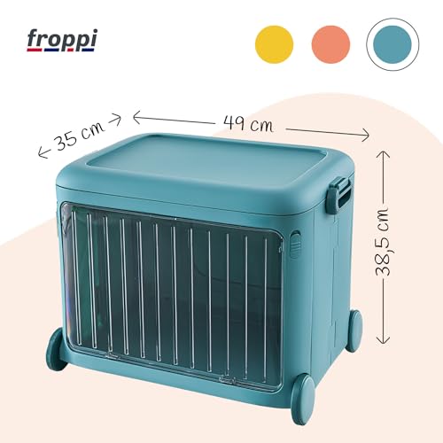 Froppi Toy Storage Unit: Blue, Multi-Purpose, Stackable