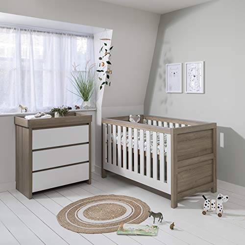 Tutti Bambini Modena Baby Room Set - White/Oak