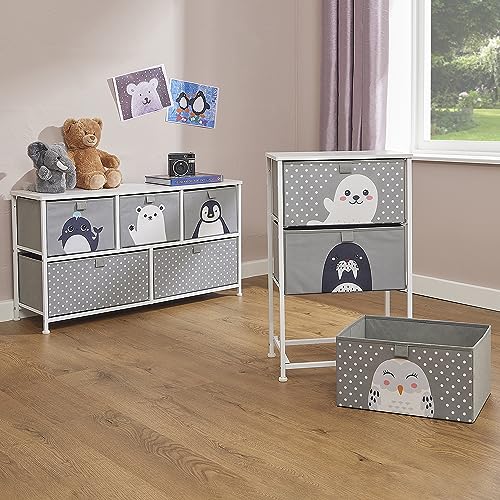 Arctic Chest of Drawers - Toy & Clothes Storage
