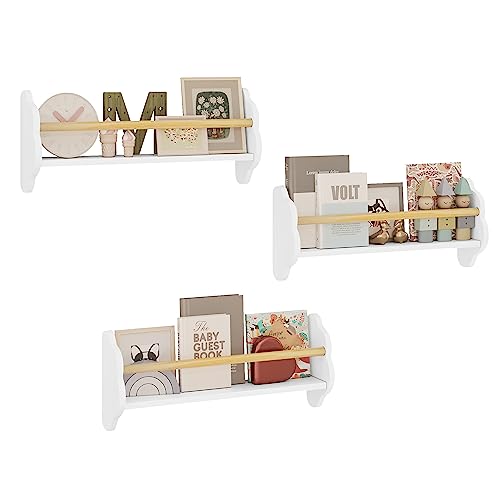 WOLTU Cloud Shape Kids Wall Shelves - White