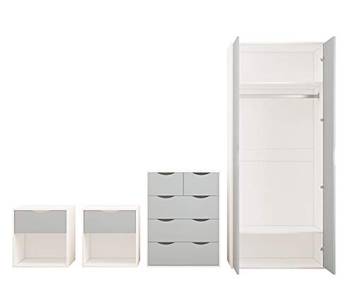 AFN Baby Furniture Set - Wardrobe, Chest, Bedside Cabinet