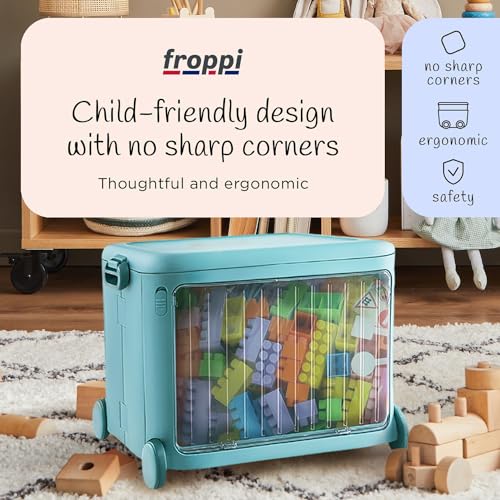 Froppi Toy Storage Unit: Blue, Multi-Purpose, Stackable
