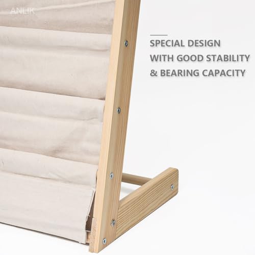 6-Tier Kids Sling Bookshelf: Perfect Height Reading Fun